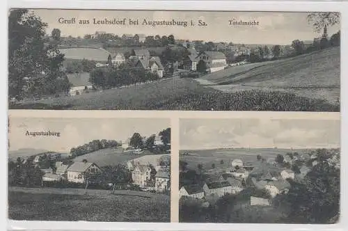 53373 Mehrbild Ak Gruß aus Leubsdorf bei Augustusburg in Sachsen 1928