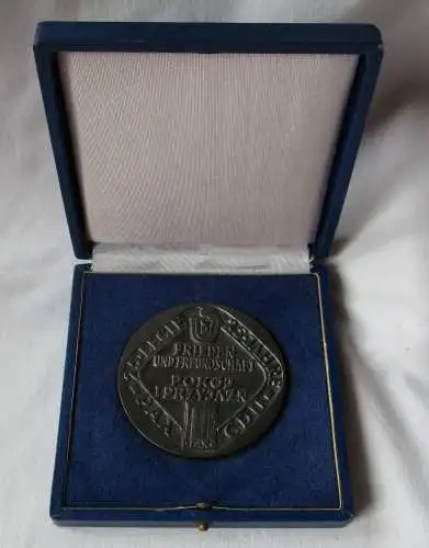 Medaille 25 Jahre CDU - Frieden und Freundschaft, Friedensglocke a.Oder (117731)