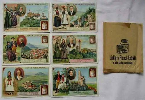 Liebigbilder Serie Nr. 909 Schwäbische Volkstrachten 1914-1917 (4/125642)