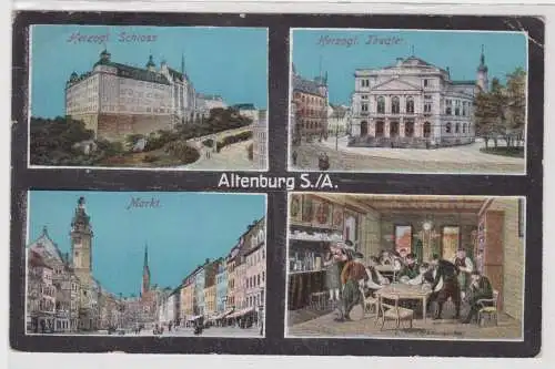 39385 Mehrbild Ak Altenburg S.-A. Stadtansichten 1912