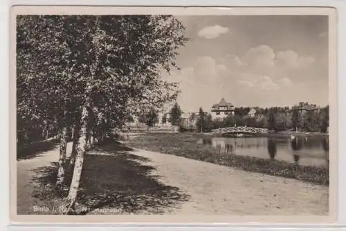 51052 Ak Stolp in Pommern Neumannsaue um 1940