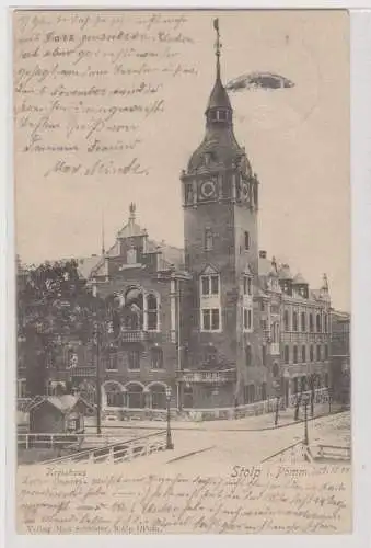 77893 Ak Stolp in Pommern Kreishaus 1903
