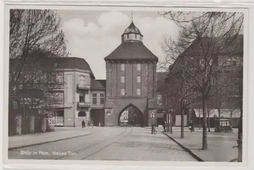 54717 Ak Stolp in Pommern neues Tor um 1940