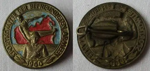 Seltenes DDR Blechabzeichen Sportkomitee der befreundeten Armeen 1960  (149195)