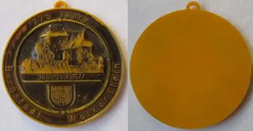 DDR Medaille 775 Jahre Bergstadt Wolkenstein 16.-24. Juli 1977 (145606)