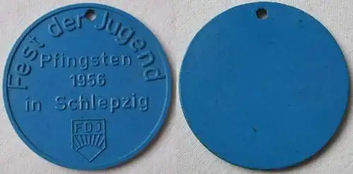 DDR Medaille Fest der Jugend - Pfingsten 1956 in Schlepzig (146476)