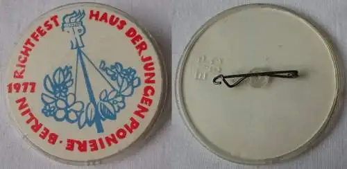 DDR Abzeichen Richtfest Haus der JP Jungen Pioniere Berlin 1977 (146463)