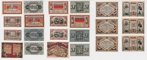 11 Banknoten Notgeld Gemeinde Tonndorf Lohe 1921 (137799)