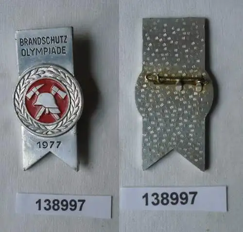 DDR FDJ JP Pionier Abzeichen Brandschutz-Olympiade 1977 (138997)
