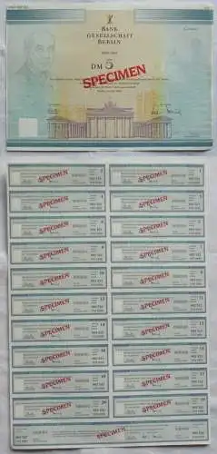 5 DM Aktie Bankgesellschaft Berlin AG Juli 1996 (132984)