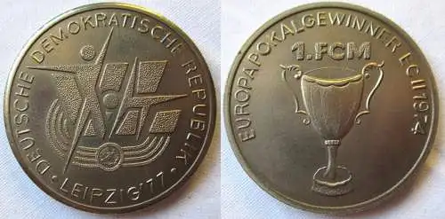 DDR Medaille Europapokalgewinner EC II 1974 (126510)