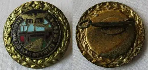 DDR Abzeichen Deutsche Reichsbahn Ingenieurbaubetrieb Dresden Gold (144423)