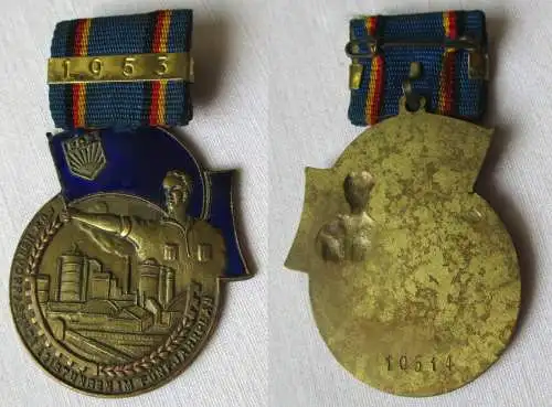 DDR Medaille für hervorragende Leistungen im Fünfjahrplan 1953 (135975)