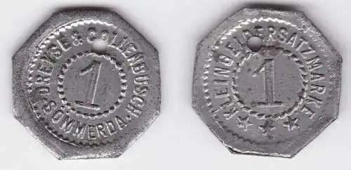 Eisen Kleingeldersatzmarke 1 Sömmerda Dreyse & Collenbusch (123865)