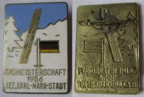 DDR Abzeichen Skimeisterschaften des Bezirkes Karl-Marx-Stadt 1956 (136147)