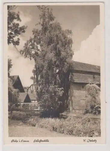 30991 Ak Stolp in Pommern - Schlossmühle 1940