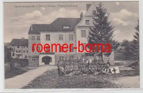 43217 Ak Vereinzlazarett v. Roten Kreuz Obergünzburg 1915
