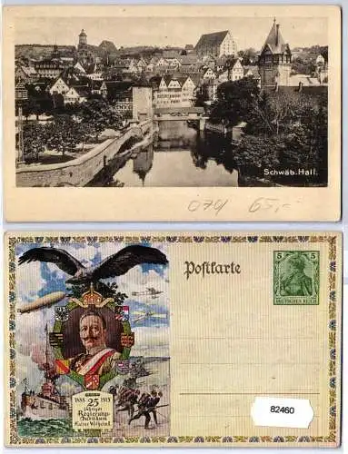 82460DR Ganzsachen Postkarte PP27/C239/70 Schäbisch Hall 1913