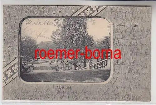 76148 Ak Freiberg i.S. Albertpark 1902