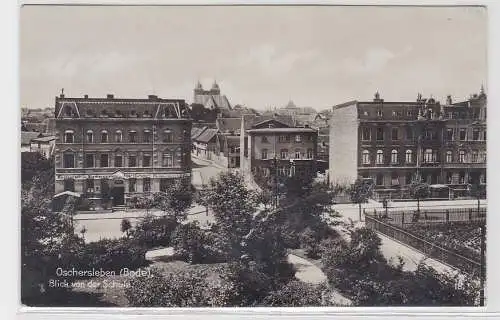 93419 AK Oschersleben (Bode) - Blick von der Schule 1933