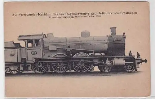 45062 Ak Heissdampf-Schnellzugslokomotive der holländischen Staatsbahn 1920