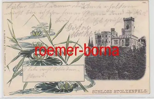 76262 Ak Schloss Stolzenfels 1901