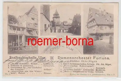 76380 Mehrbild Ak Gruss aus Ulm 1901