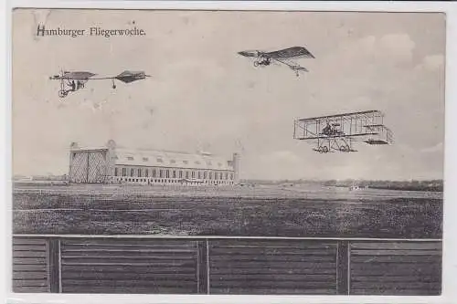 58653 Ak Hamburger Fliegerwoche um 1915
