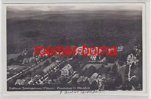 77714 Ak Luftkurort Friedrichsbrunn im Ostharz Dr.Strohkorbs Sanatorium 1939