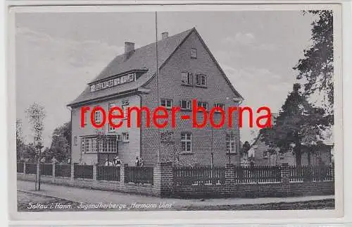 77261 Ak Soltau in Hann. Jugendherberge "Hermann Löns" um 1930