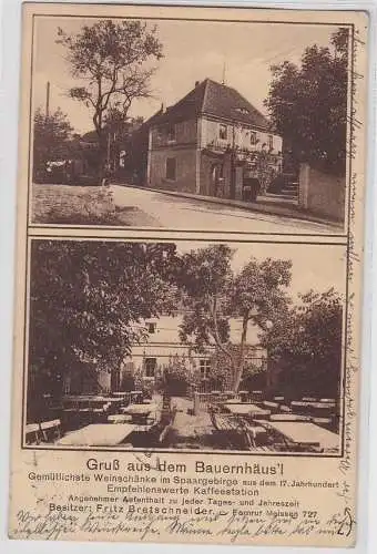 81532 Mehrbild Ak Gruß aus dem Bauernhäusl Meissen 1931