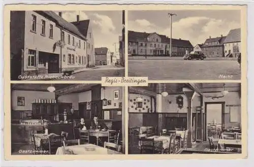 95811 Mehrbild Ak Regis Breitingen Gaststätte Riebeckbräu 1940