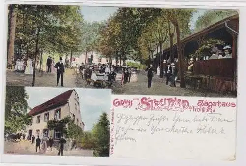 95342 Mehrbild Ak Gruß vom Streitwald bei Frohburg Jägerhaus 1907