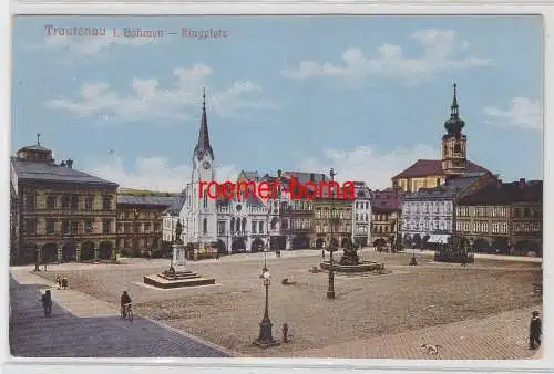 68629 Ak Trautenau Trutnov in Böhmen Ringplatz 1921