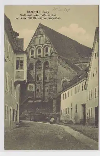 20638 AK Saalfeld Saale - Barfüsserkloster (Münzkirche) 1913