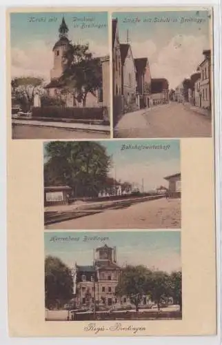 95702 Mehrbild Ak Regis Breitingen Bahnhofswirtschaft, Herrenhaus usw. 1929