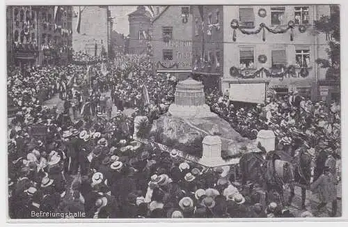 59595 Ak 8. Deutsches Sängerbundesfest Nürnberg 28.07.1912 Befreiungshalle