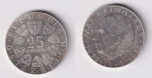 25 Schilling Silber Münze Österreich 1973 Max Reinhardt (166059)