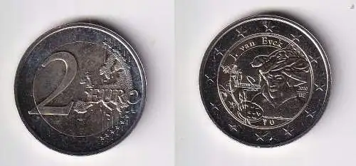 2 Euro Bi-Metall Münze Belgien Jan van Eyck 2020 (164367)