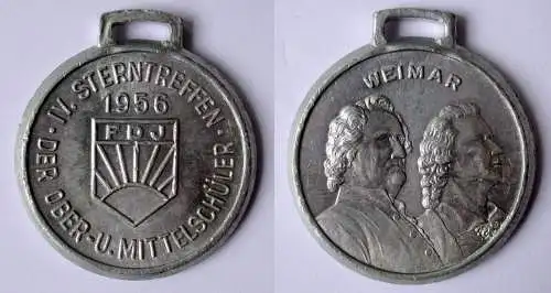 DDR Abzeichen IV. Sterntreffen der Ober- und Mittelschüler Weimar 1956 (134352)