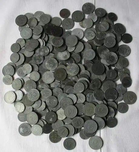 292 Kleinmünzen 3.Reich 1 bis 10 Pfennig Zink 2.Weltkrieg (108142)