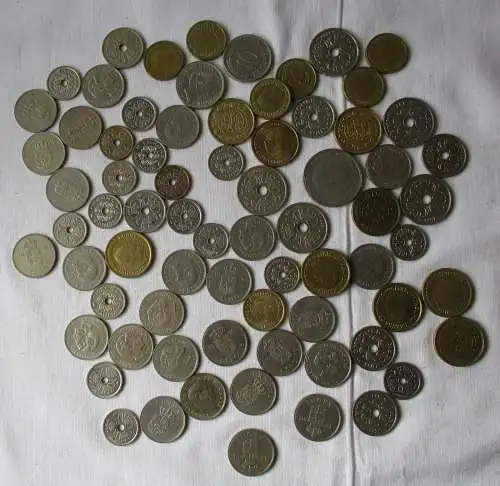 73 Kleinmünzen Dänemark 355 Kronen Nominale (105024)