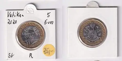 5 Euro Münze Vatikan 2020 250. Geburtstag Beethoven nur 5.000 Exemplare (163026)
