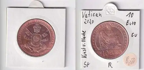 10 Euro Münze Vatikan 2020 Kunst und Glaube: Pieta von Michelangelo (165197)