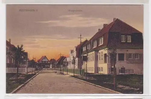 903643 Feldpost Ak Rüstringen II Rosenstrasse 1915