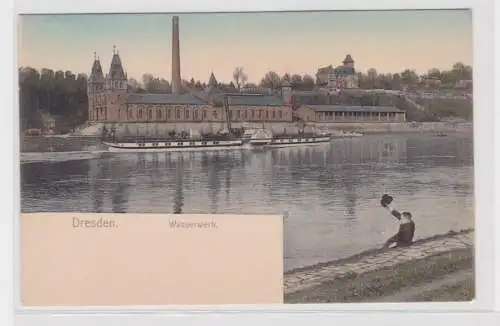 904624 Ak Dresden Wasserwerk um 1900
