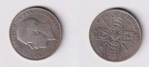1 Florin Silber Münze Großbritannien 1921 Georg V (141822)