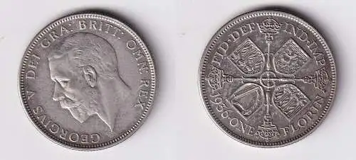 1 Florin Silber Münze Großbritannien 1936 Georg V (165157)