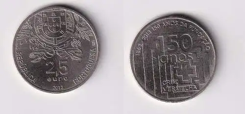 2,5 Euro Münze Portugal 2013 150 Jahre Rotes Kreuz (153684)