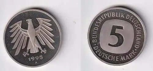 BRD Kurs Münze Kupfer Nickel 5 Mark 1995 A PP (143940)
